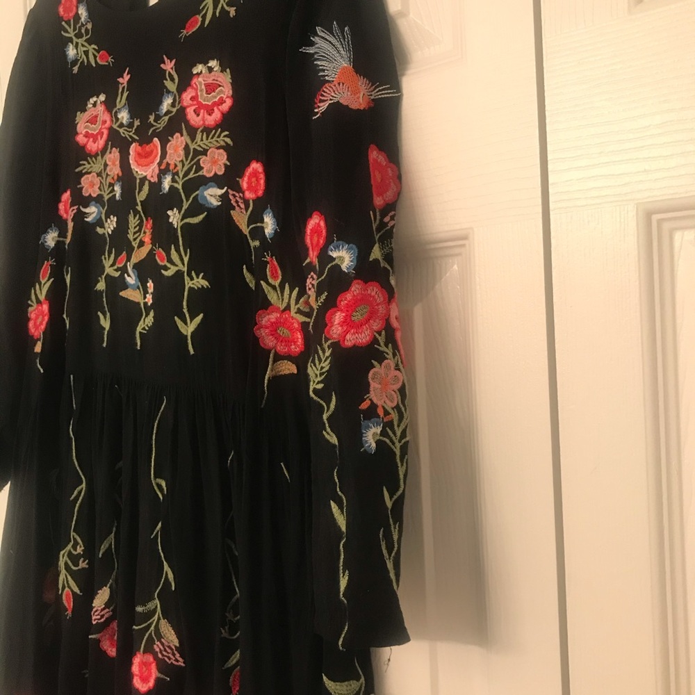 Anthropogie Allison embroidered Dress X-Small - Picture 3 of 5